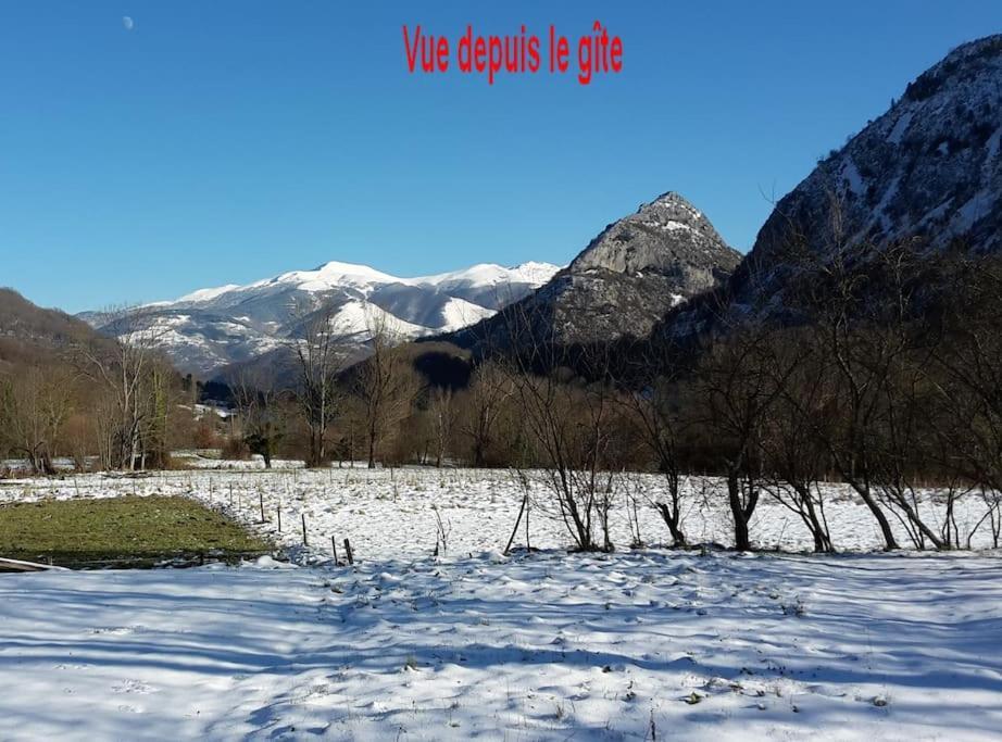 Willa Grange En Pierres. Grand Jardin Et Belle Vue Saurat Zewnętrze zdjęcie